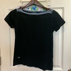 Polo by Ralph Lauren Women's Black Short Sleeve Tee